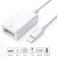 fa star lightning to usb adapter otg cable iphone ipad support ios 13 above card readeru diskkeyboardmouseusb flash drive