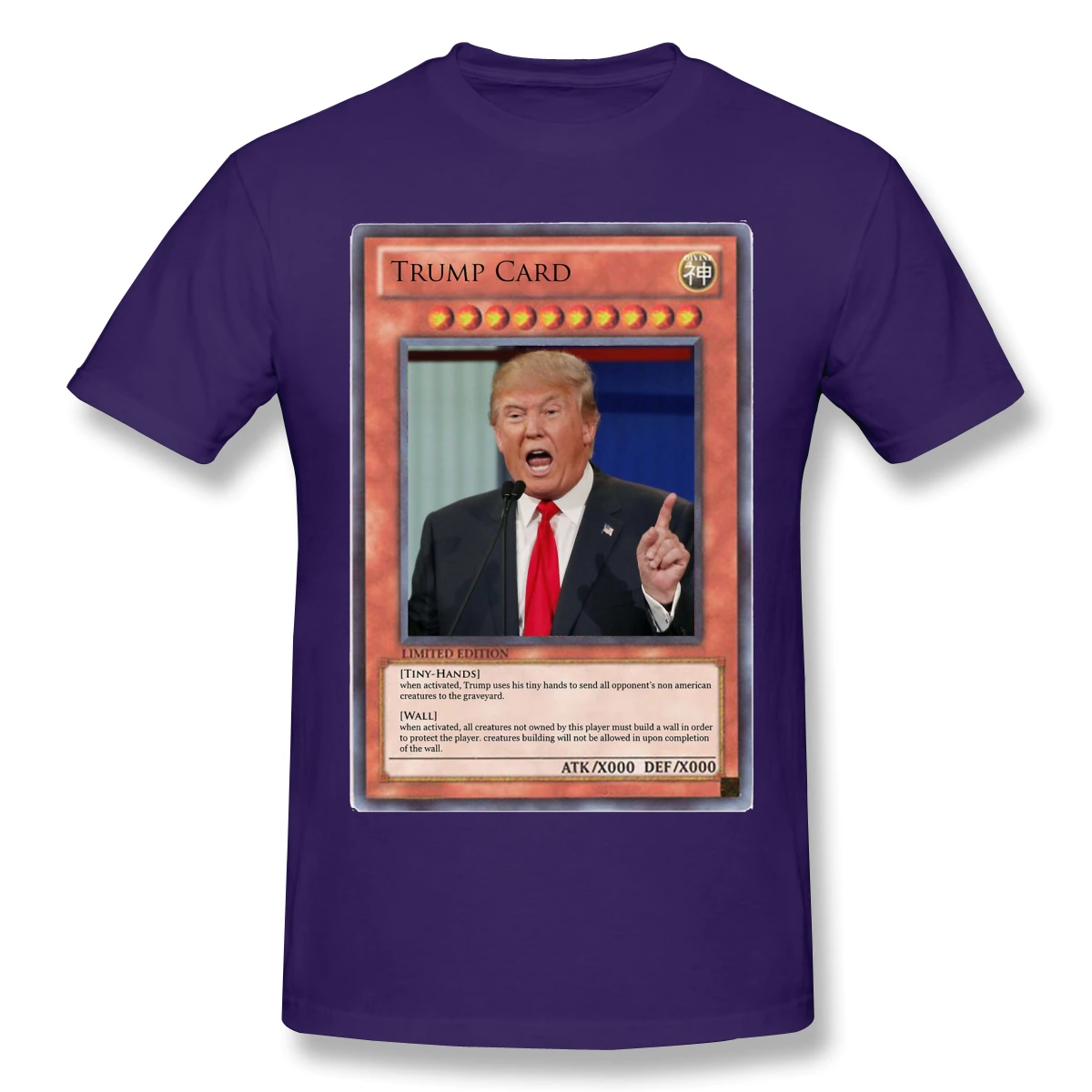 Мужские футболки Yu Gi Oh с изображением карты Трампа забавная хлопковая Футболка