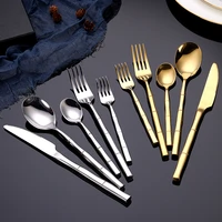 stainless steel western food cutlery set hotel western tableware cutlery set of 4 cutlery set