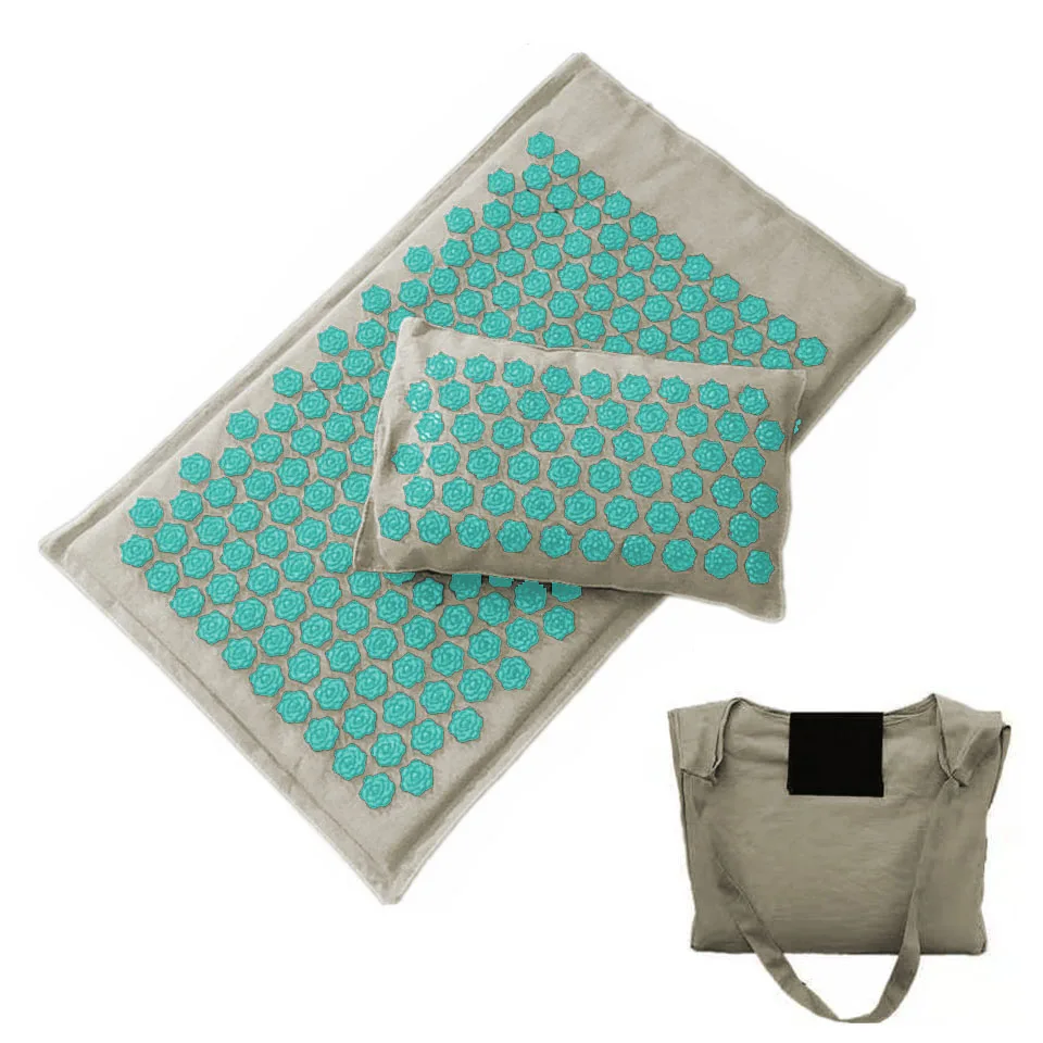 Коврик Getinfit для акупрессуры Массажная подушка головы шеи спины ног коврик йоги