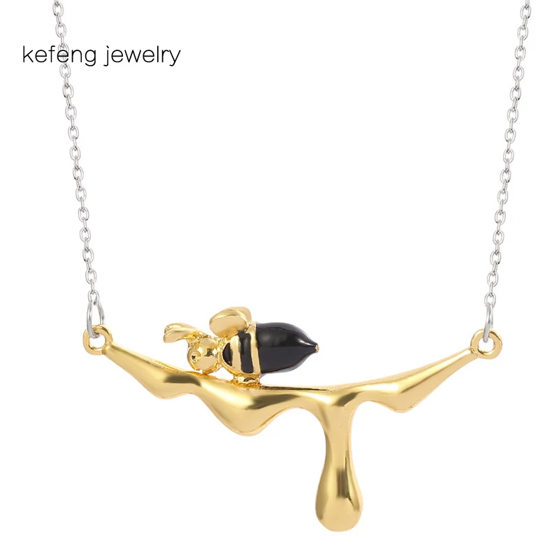 Женская цепочка с подвеской в виде пчелы|Ожерелья подвеской| |