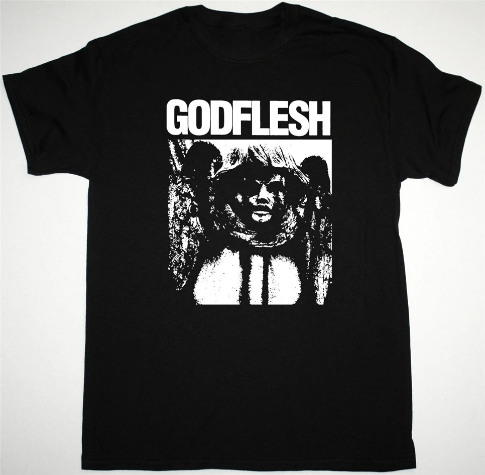 Godflesh/Новая черная футболка из чистого промышленного металла с надписью Mind Killing Joke