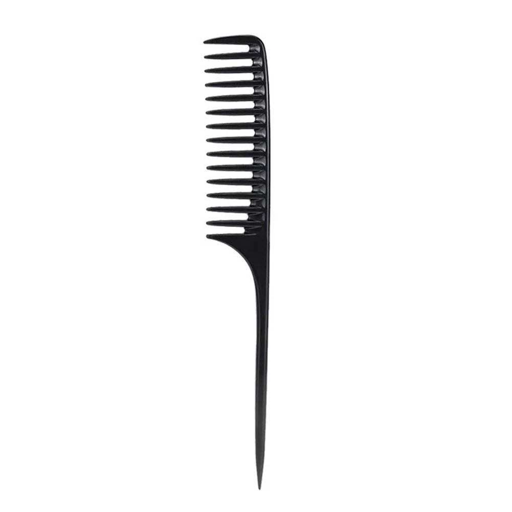 Plastic Wide Tooth Brush Large Teeth Hair Scalp Massage Comb Hairbrush Ribs Comb Pro Salon Hair Care Styling Tool images - 6