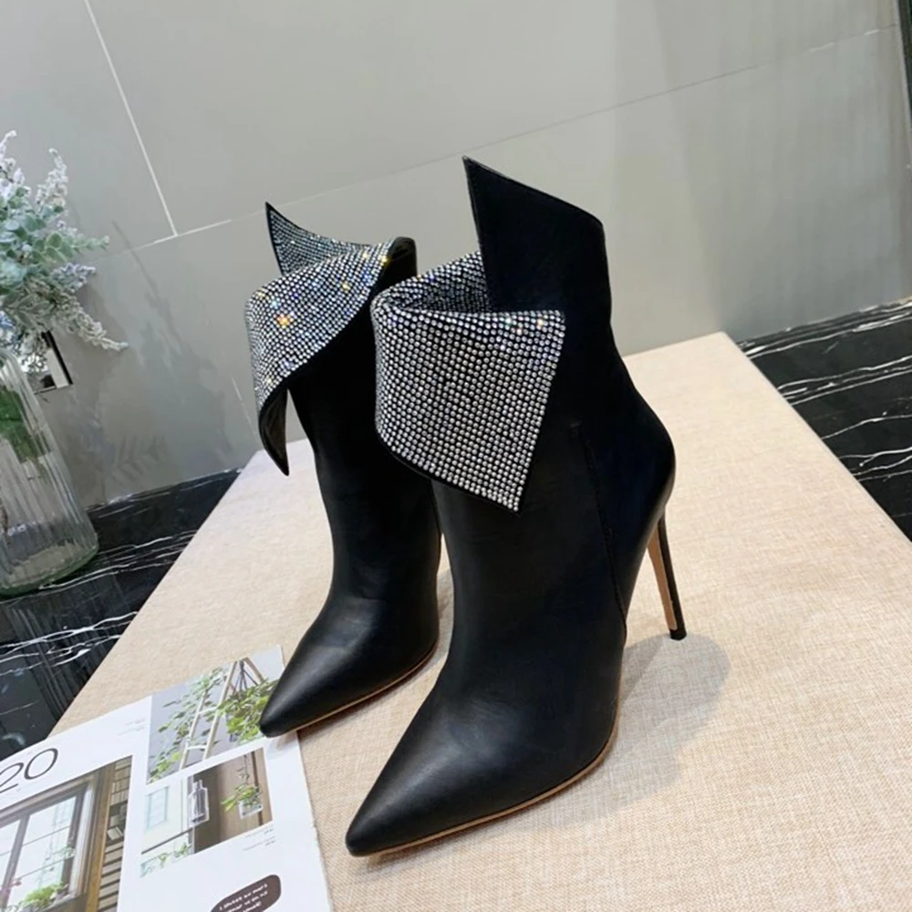 Новые брендовые дизайнерские ботинки из натуральной кожи женские туфли лодочки