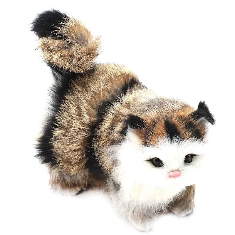 Имитация кошки вокальные украшения моделирование животных модель игрушки куклы