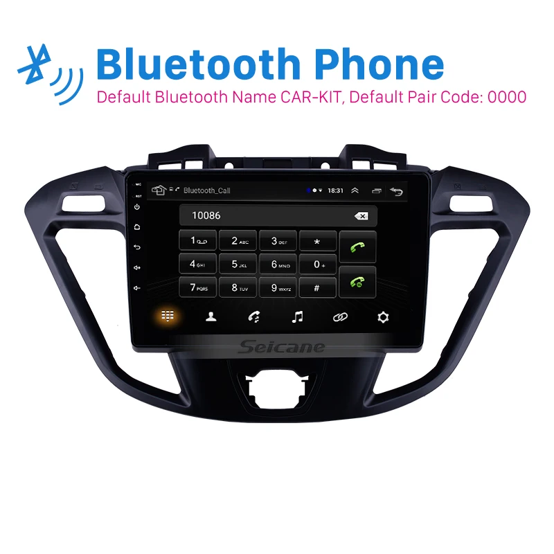 Seicane Автомобильный gps 2Din 9 &quotHD Android8.1 Стерео Авторадио для Ford JMC Tourneo 2017 2018 2019