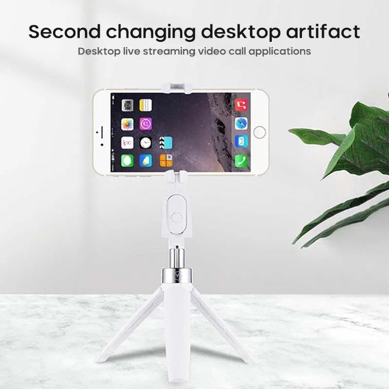 3 в 1 Bluetooth Selfie Stick с треногой беспроводной держатель для мобильного телефона для iPhone Xiaom Tiktok Zoom Video Call Youtube на.