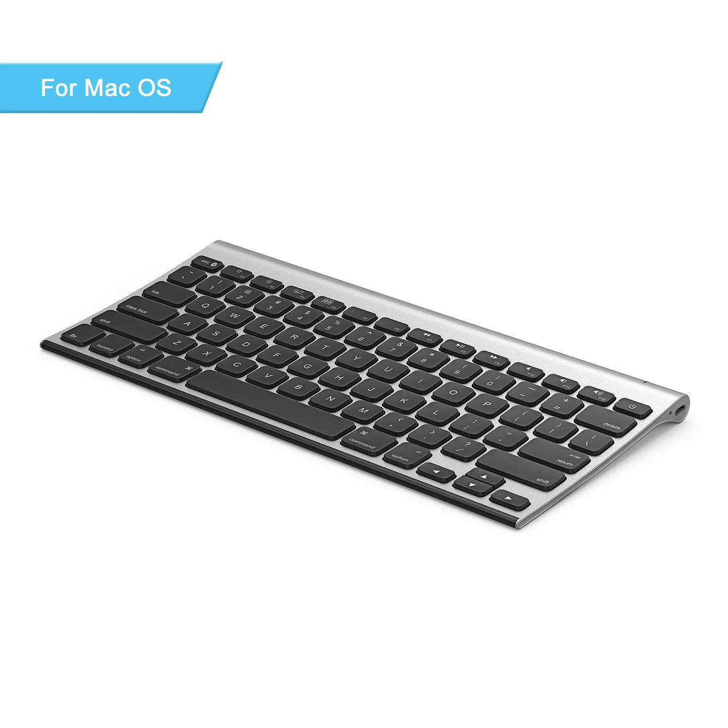 

Перезаряжаемая Bluetooth клавиатура Jelly Comb для Mac OS, тонкая беспроводная клавиатура для MacBook Air MacBook Pro iMac Pro