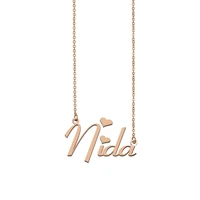 nida name necklace custom name necklace for women girls best friends birthday wedding christmas mother days gift