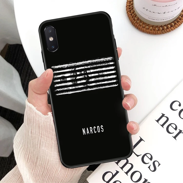 Wagner Moura Narcos pablo escobar черный ТПУ чехол для телефона iPhone 11 pro XS MAX 8 7 6 6S Plus X 5 5S SE XR |