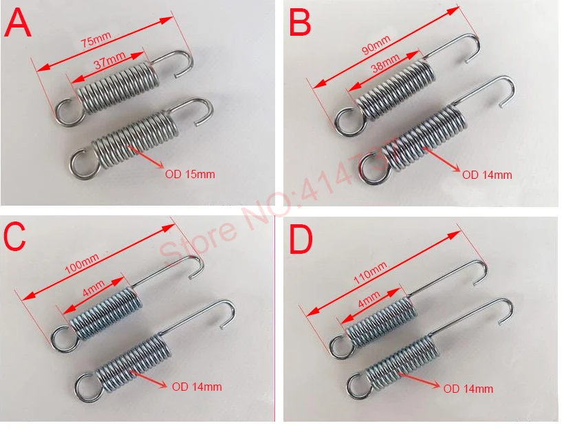 

Electric bike bicycle motorcycle tricycle rear bracket foot support extension spring electric vehicle accessories
