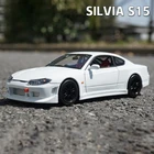 1:24 Nissan Silvia S15 модель автомобиля из сплава, Литые и игрушечные автомобили, коллекционная игрушка автомобиля