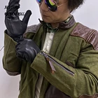 1937 г., RockCanRoll, армейское пальто азиатского размера из натуральной коровьей кожи, 18 унций, восковое водонепроницаемое пальто