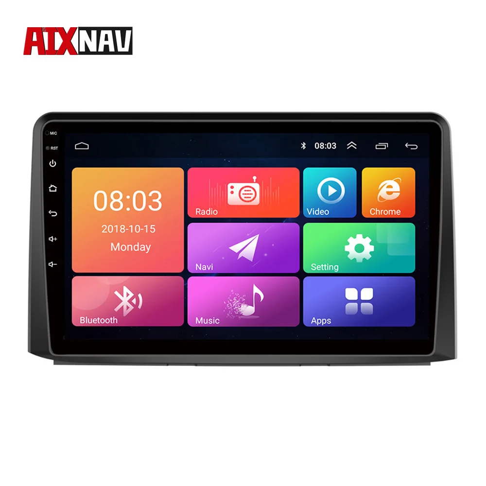 Android 8 0 Автомобильный мультимедийный плеер Авто Радио Bluetooth GPS навигатор