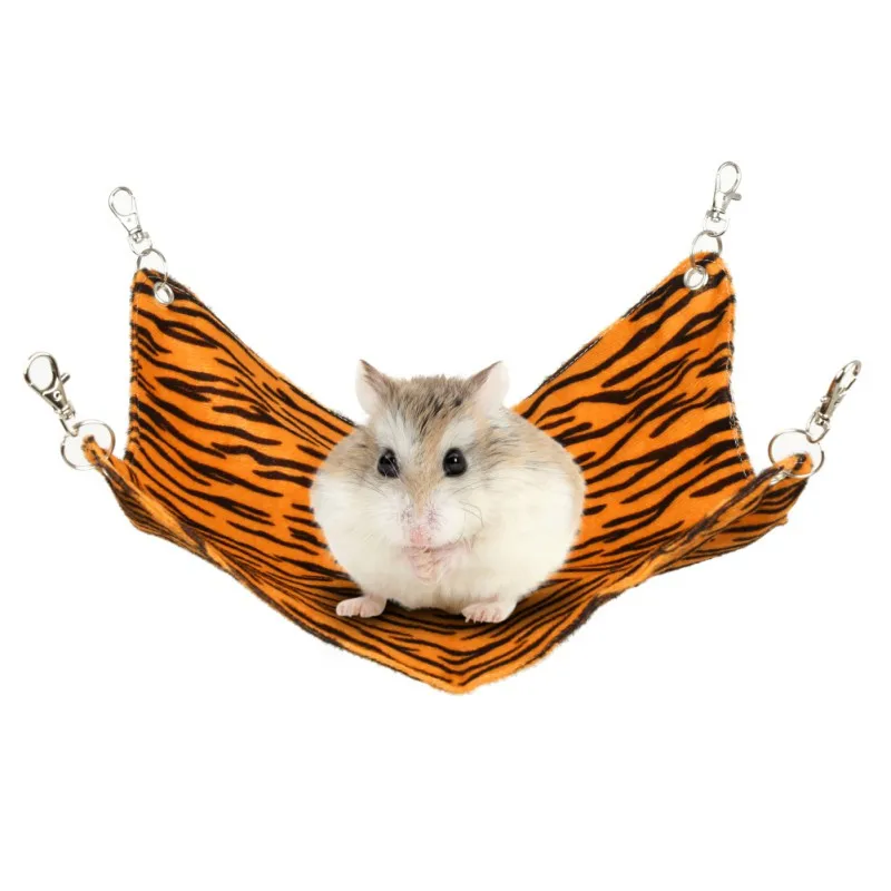 Pet Hammock Plush Hamster Mouse Ferrets Guinea Pig Cat Hanging Bed For Cats Rodents Sleeping Mat Pets Supplies | Дом и сад