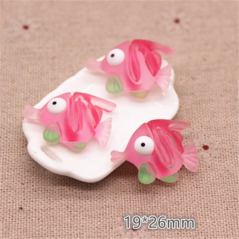 10 шт. новые милые морские животные из смолы рыба/Медузы/краб/морская лошадь с