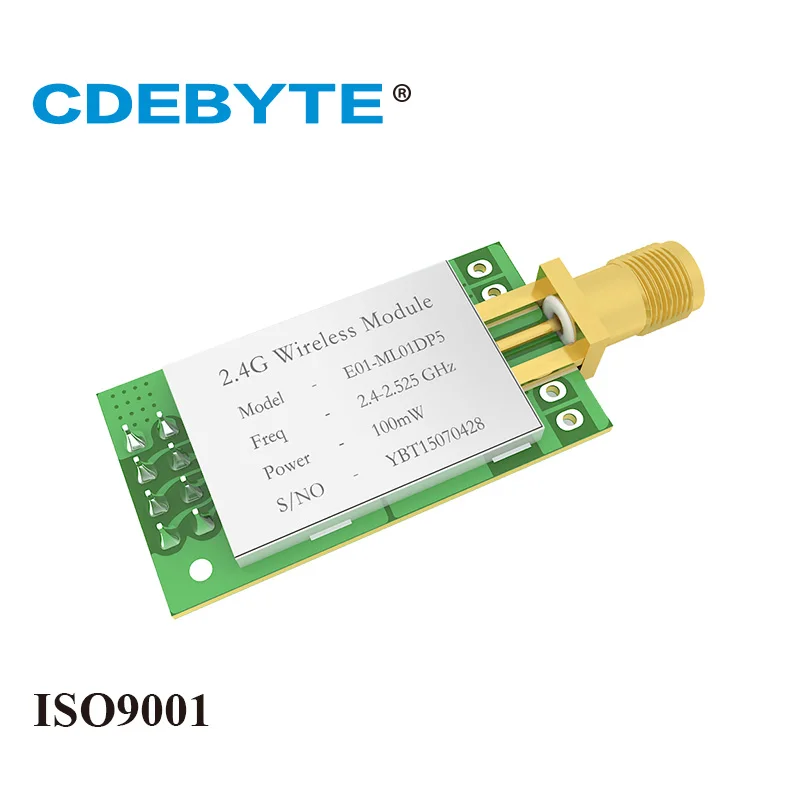 Ebyte E01 ML01DP5 2 4 ГГц nRF24L01P IoT радиочастотный модуль Nordic nRF24L01 PA LNA 20 дБм 100 мВт 4g