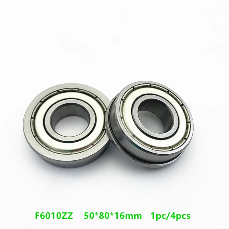 1 шт./4 шт. фланцевый подшипник F6010ZZ F6010 ZZ 2Z Z 50x80x16 мм фланцевые шарикоподшипники с