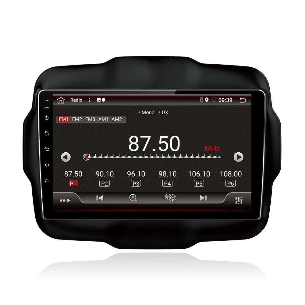 9 дюймов Восьмиядерный Android 8 1 Автомобильный gps навигация для Jeep Renegade 2016 wifi Bluetooth