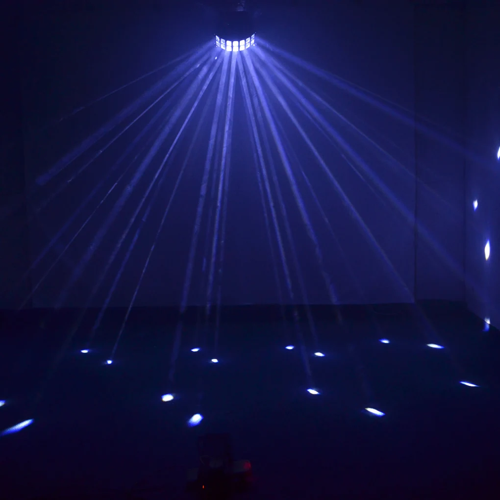 Home DJ Party Show Stage Effect Lighting LED Disco Projector Dot Lights Professional Beam Moving Ray Light DMX 20W Double RGBW|party disco|stage