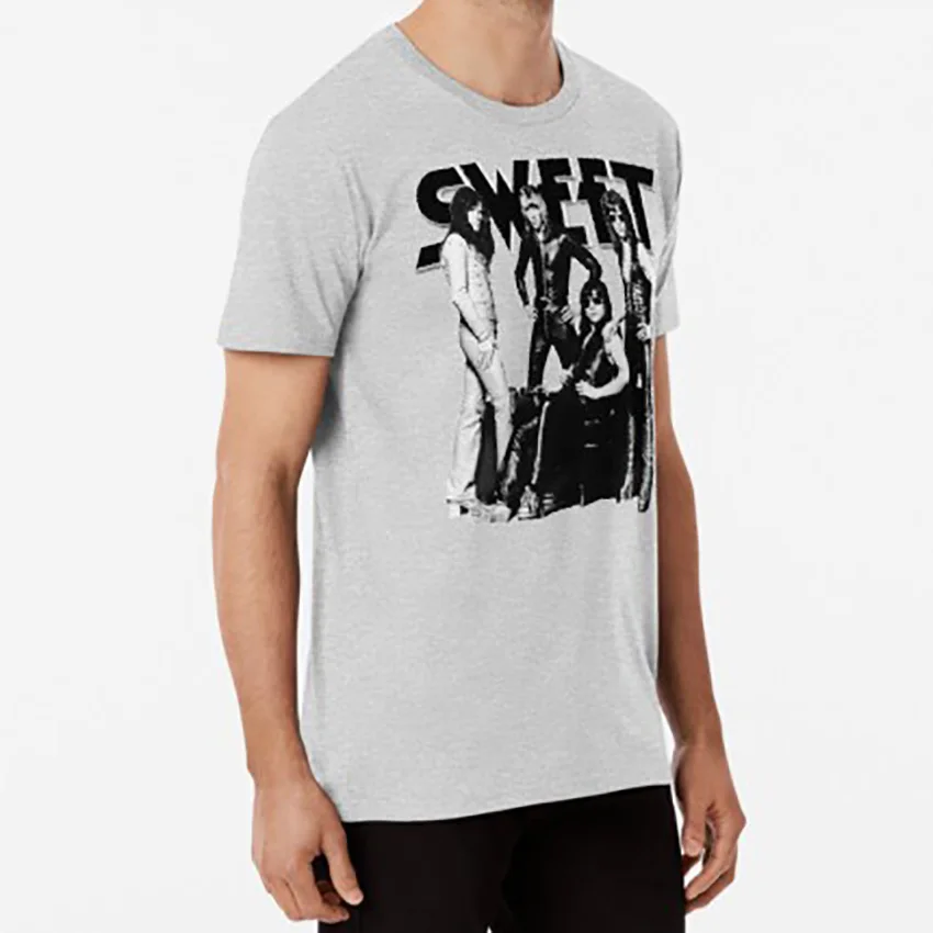The Sweet T shirt the sweet band music 70s glam rock shirt|Мужские футболки| |