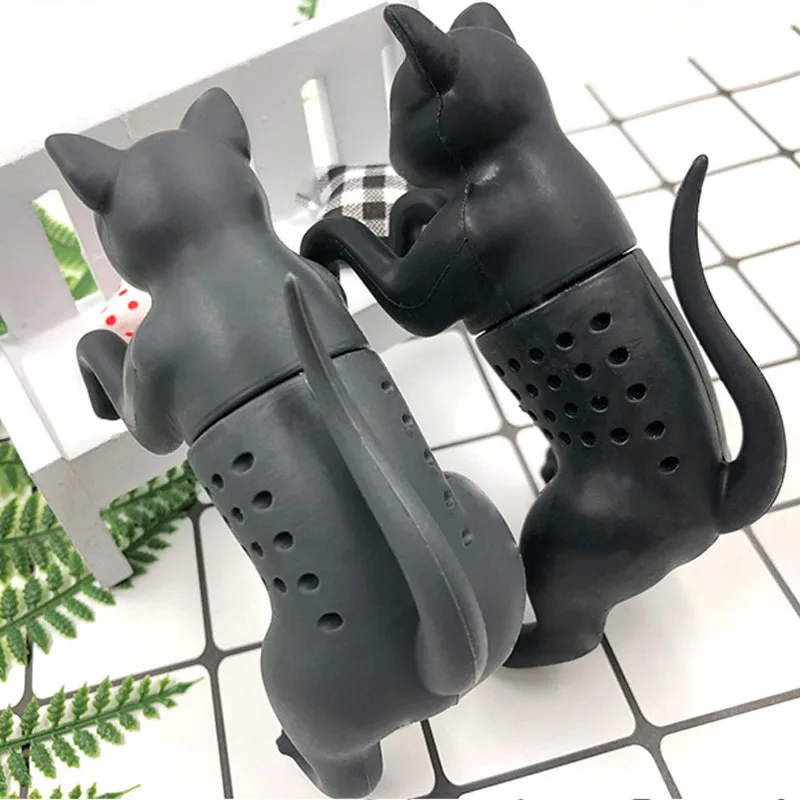 Домашний креативный силиконовый чайный набор портативный котенок чай