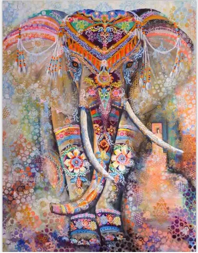 Elephant Mandala Printed Boho Home Decor Tapestry Wall Hanging Curtain Sheets Picnic Blanket Hippie Macrame Psychedelic | Дом и сад