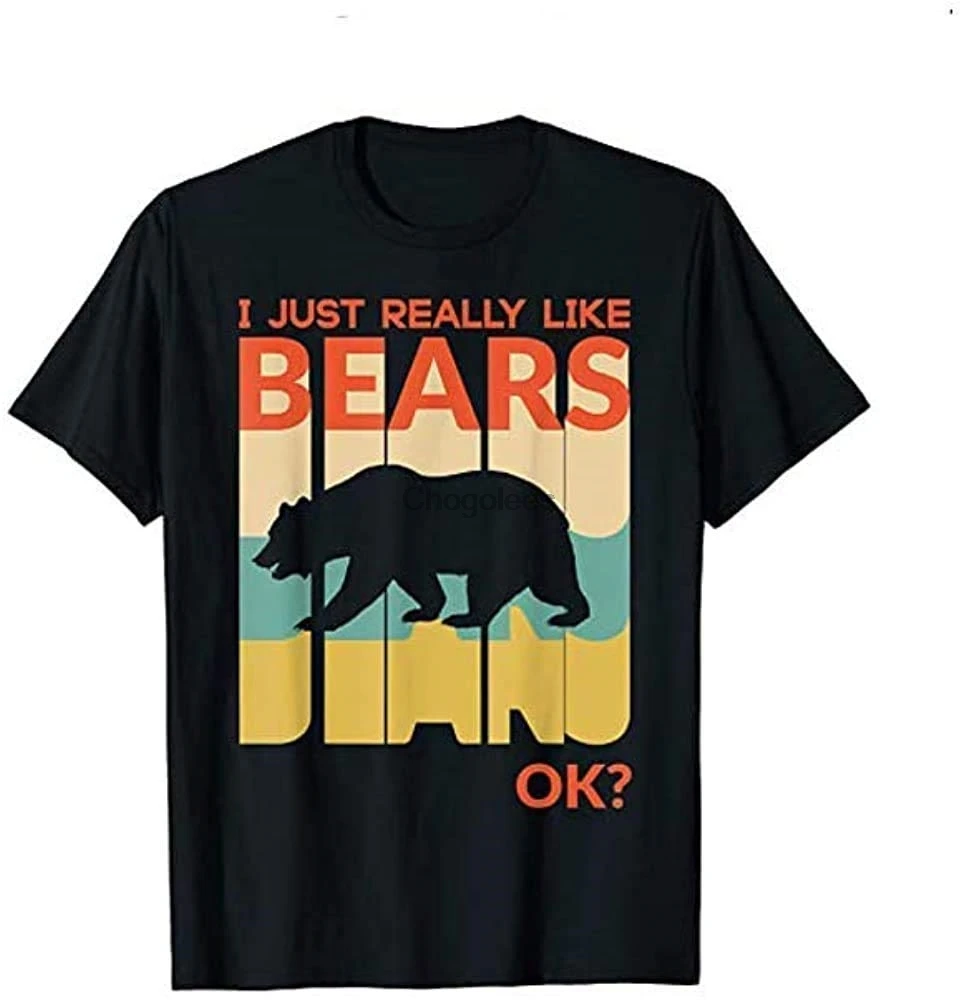Мне просто очень нравится футболка в стиле ретро с изображением медведей. Jpg