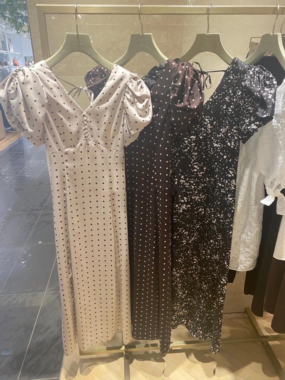 

V Neck Puff Short Sleeve Dress Women High Waist Hip A Line Long Vestidos Summer 2021 New Print Robe Open Back Sexy