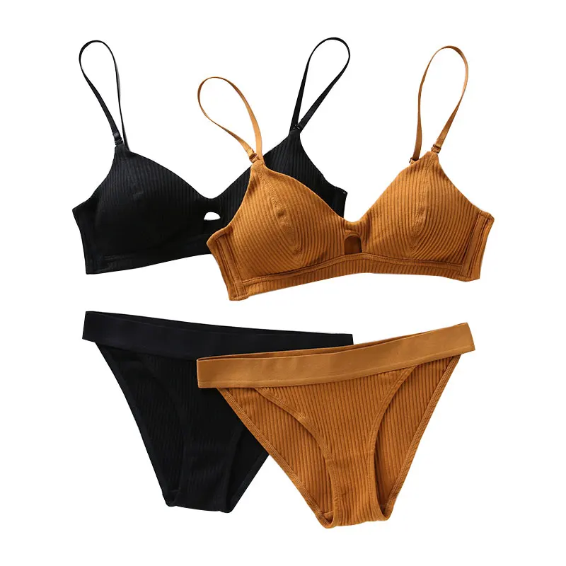 Сексуальный бюстгальтер с вырезами Комплект трусов для женщин нижнее белье