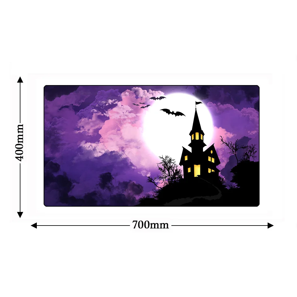 Коврик для мыши в виде тыквы фонаря Хэллоуина большая компьютерная игра игровой