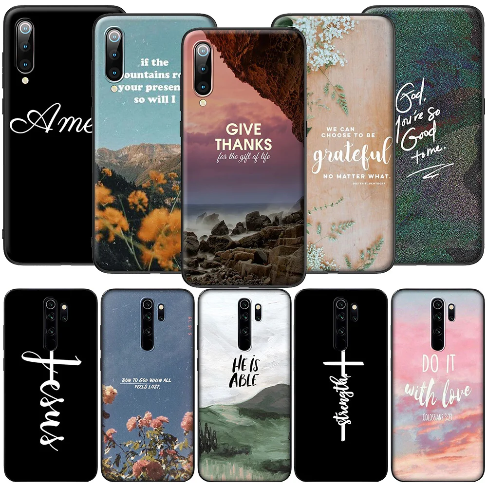 GX67 верный христианский Иисус крест Мягкий силиконовый чехол для Redmi Note 4X 5 5A Prime 6 6A