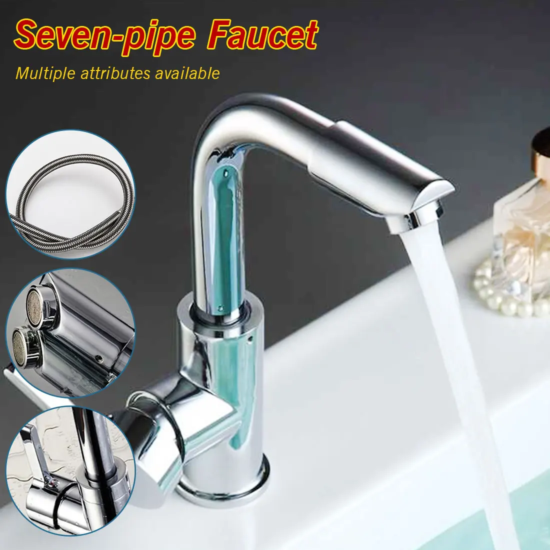 

NEW 360° Faucets Rotatable Kitchen Aerator Bent Water Saving Tap Aerator Diffuser Faucet Nozzle for Filter Shower Nozzle