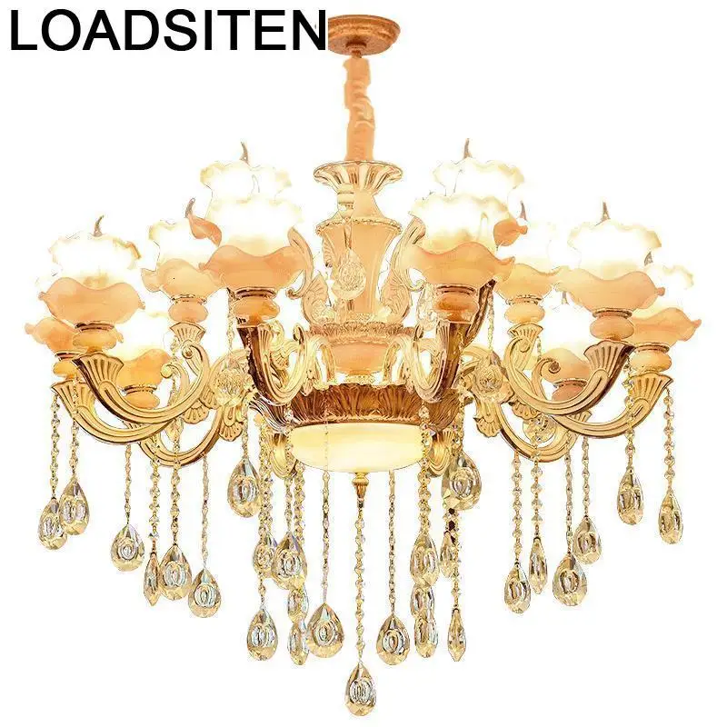 Осветительный светильник Crystal Techo imperna Comedor Lampara Colgante Lustre E Pendente Para Sala De Jantar Deco