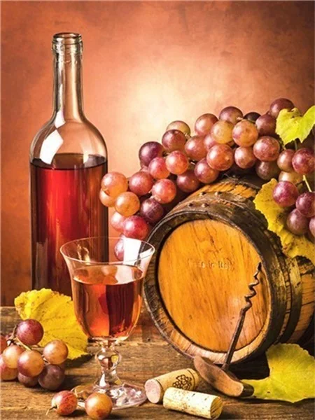 Алмазная вышивка с фруктами для дома, кухни, Настенный декор, Кубик Рубика, квадратная алмазная живопись, Хрустальная мозаичная картина, стразы R009 - Цвет: R009-11