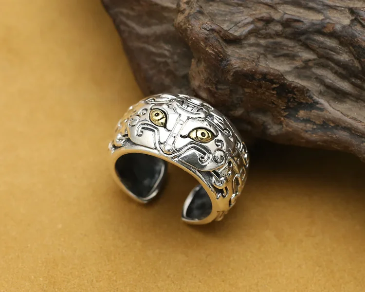 100% S925 серебро обручальное кольцо модные классические ювелирные изделия Резные