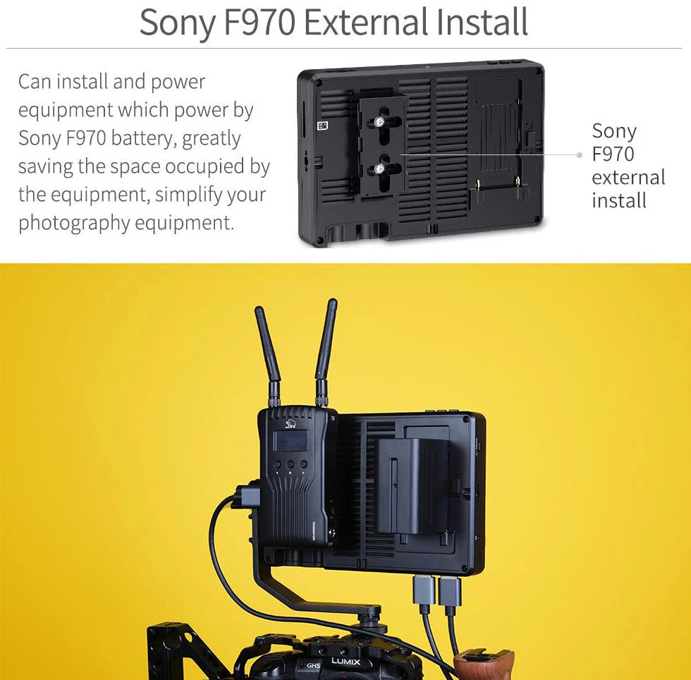 Купить Монитор для камеры FEELWORLD LUT7 PRO DSLR 7 дюймов 2200 нит 3D LUT сенсорный экран 4K HDMI 1920X1200 с комплектом внешнего источника питания F970 Pаспродажа Монитор для камеры FEELWORLD LUT7 PRO DSLR 7 дюймов 2200 нит 3D LUT сенсорный экран 4K HDMI 1920X1200 с комплектом внешнего источника питания F970