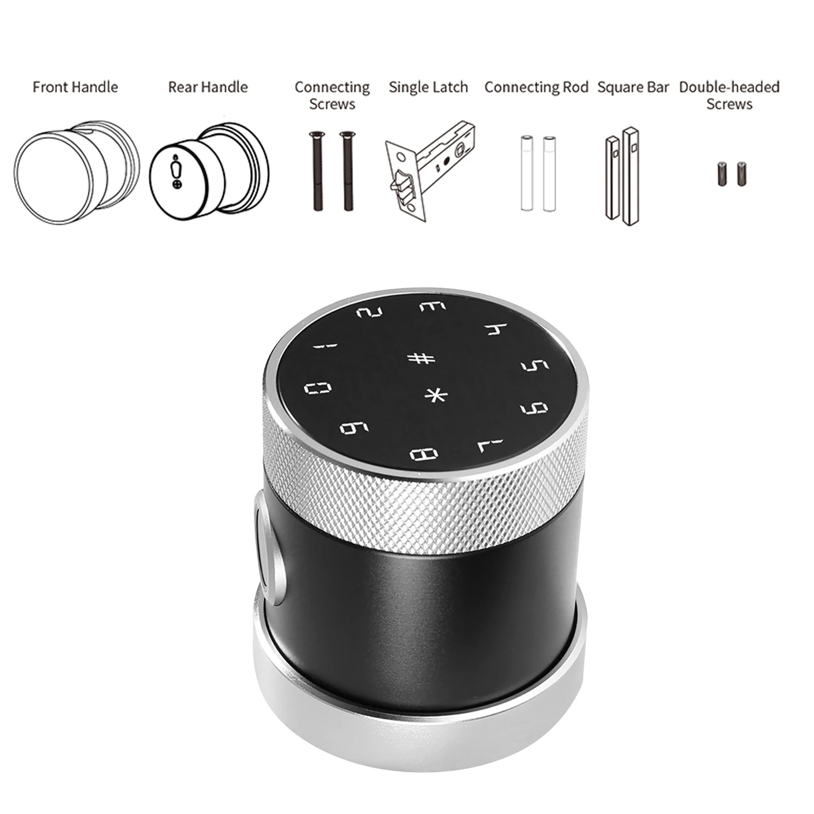 Умный дверной замок с защитой от кражи электронный сканер отпечатков пальцев BT