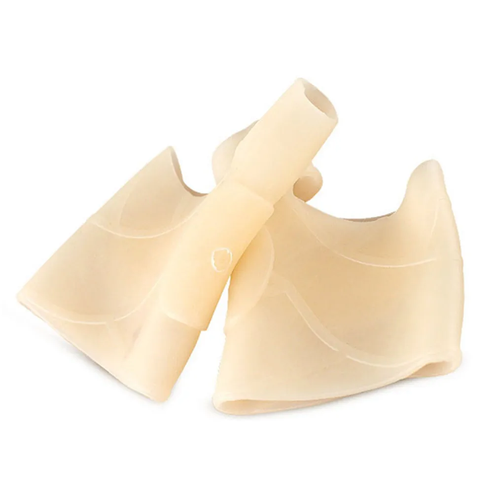 

1 Pair Big Toe Overlap Silicone Gel Bunion Splint Big Toe Separator Overlapping Spreader Corrector Hallux Valgus Foot care tool