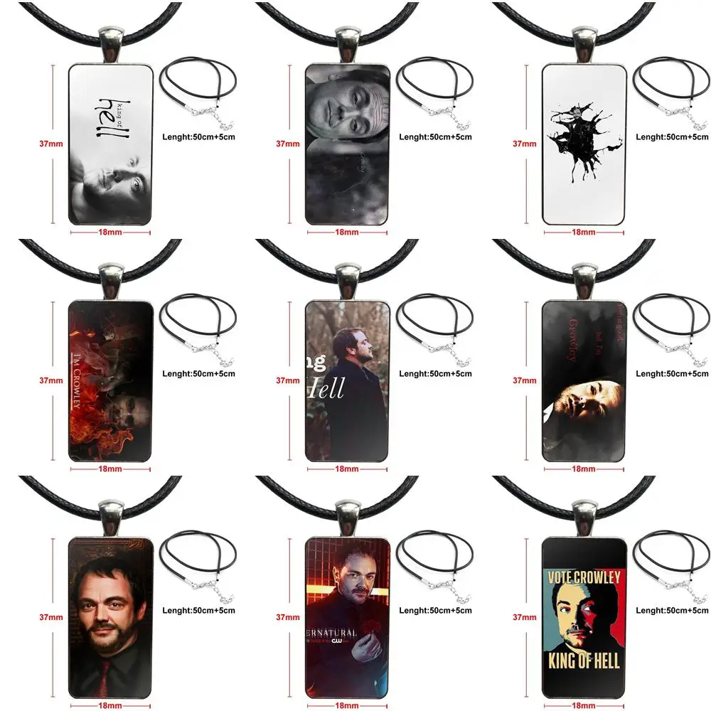 Для женщин вечерние подарки I'm Crowley Supernatural бренд стальной цвет ювелирные