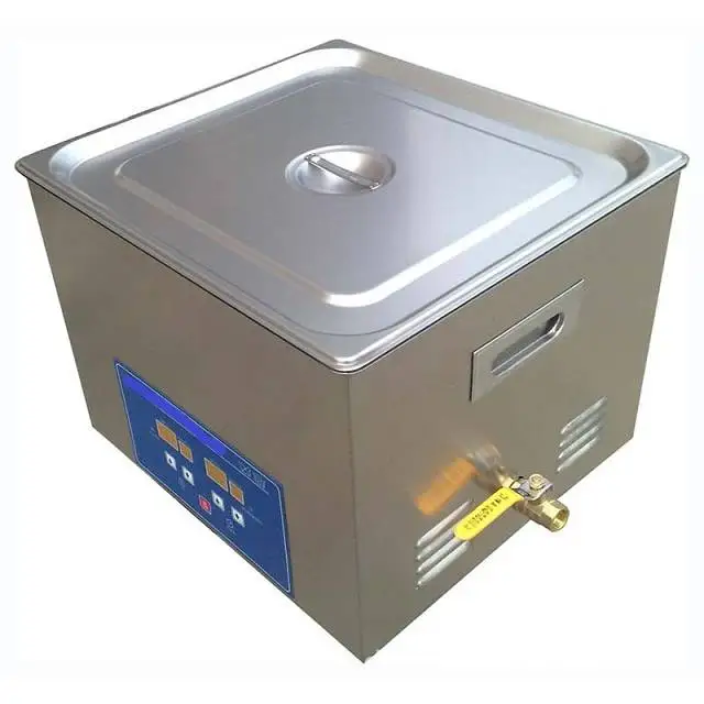 

3 Tanks Electronic Components Ultrasonic Cleaner For Gears Tools Cleaning Oil And Rust With Rinsing Drying 45l