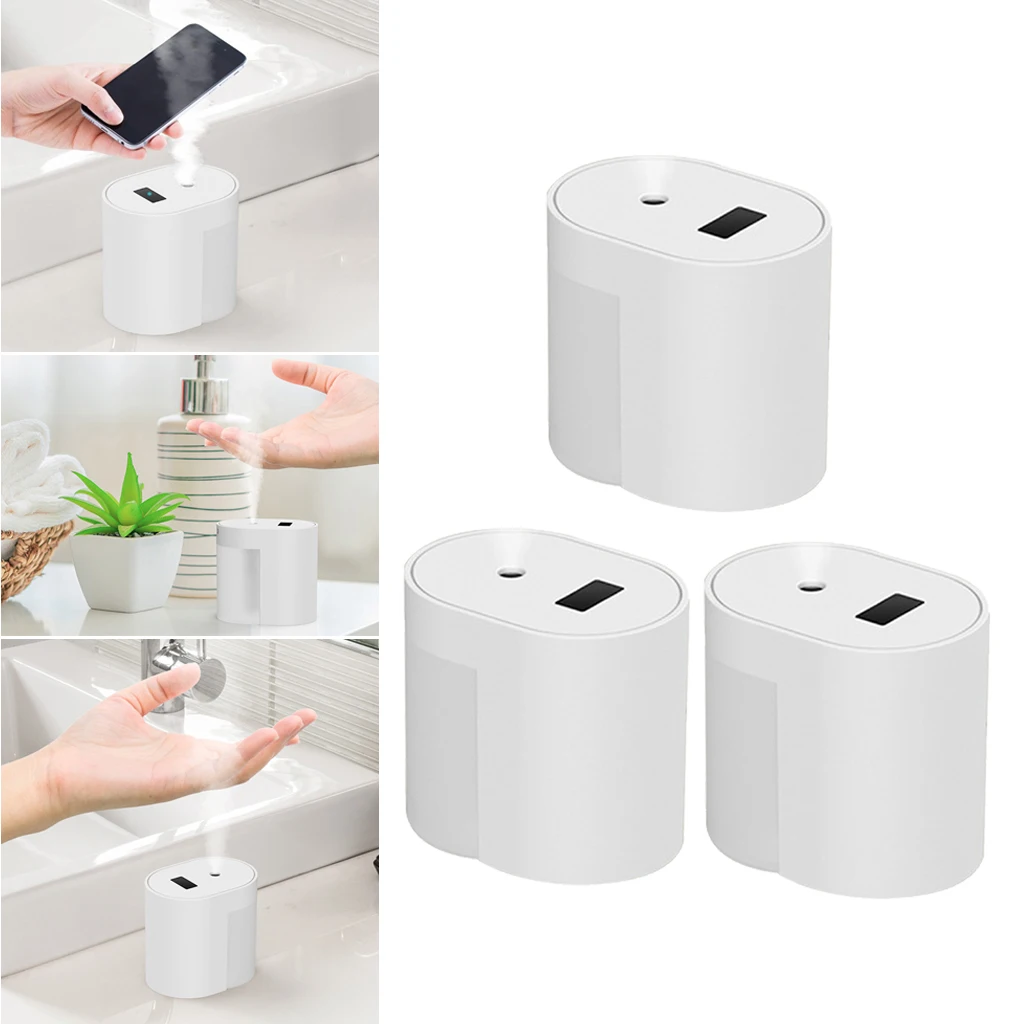

3pcs Portable Automatic Alcohol Disinfection Sprayer 100ml IR Induction Hand Sanitizer Dispenser Bathroom Kitchen Office Spray