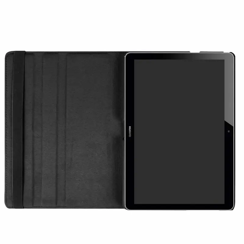 360 Rotating PU leather Cover Case For Huawei MediaPad T3 10 9.6&quot AGS-W09 AGS-L09 AGS-L03 Tablet case Honor Play Pad 2 9.6 Glass |