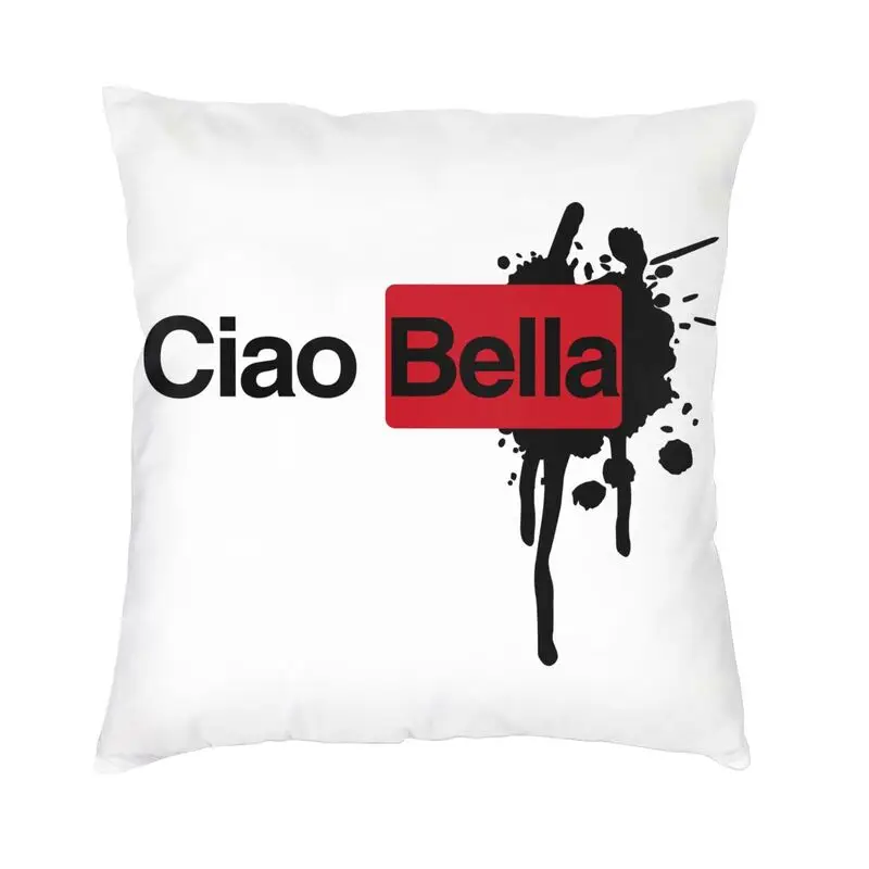 

Bella Ciao Cushion Cover La Case De Papel Money Heist House Of Paper Pillow Case For Sofa Cool Pillowcase Home Decorative