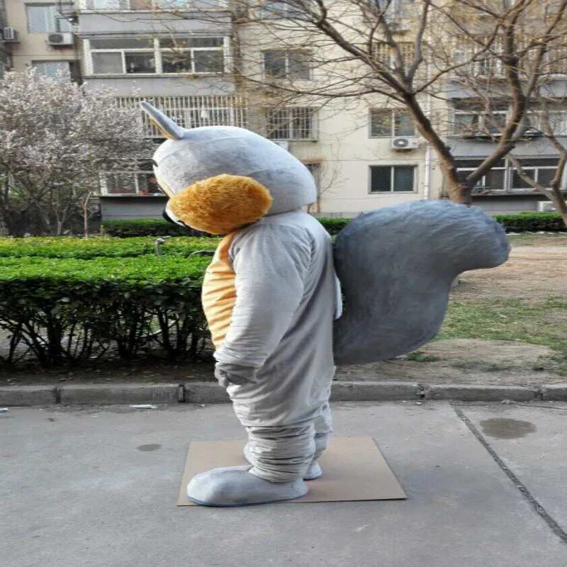 

Squirrel Mascot Costume Suit Cosplay Party Game Dress Outfit Halloween Adult Chanukah Carnival Halloween Xmas Easter Ad Clothes