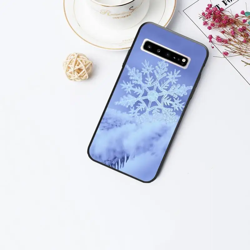 

Christmas Snowflake Phone Case case coque samsung galaxy S7 S8 S9 S10e S20 PLUS Note 10 Pro PLUS LITE NOTE 20 UITRA