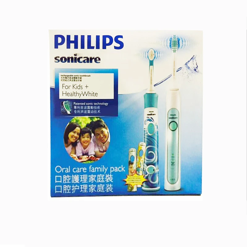 Philips Sonicare HX6314 электрические зубные щетки водонепроницаемые аккумуляторные с зарядной базой звуковые зубные щетки для детей и взрослых