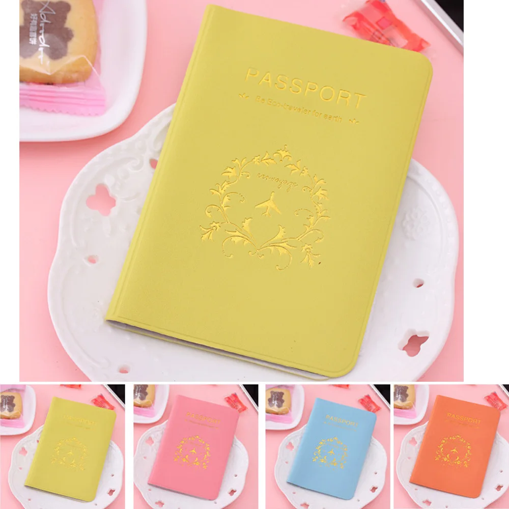 Новая мода пары Обложка на паспорт для поездок деловой с отделением паспорта ПВХ