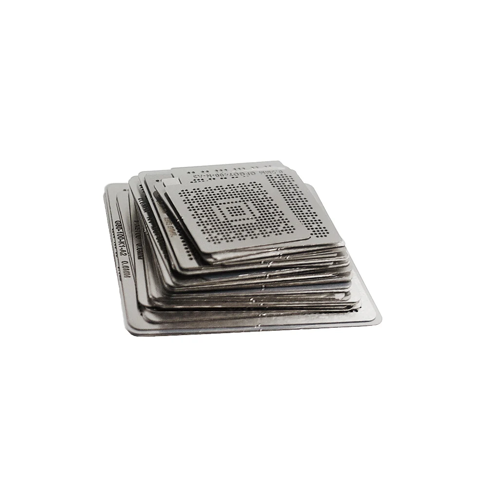Bga Reballing Stencil Tample Kit BGA Stencils 36 Pcs Laptop Nvidia Chip Kits For Repair | Инструменты