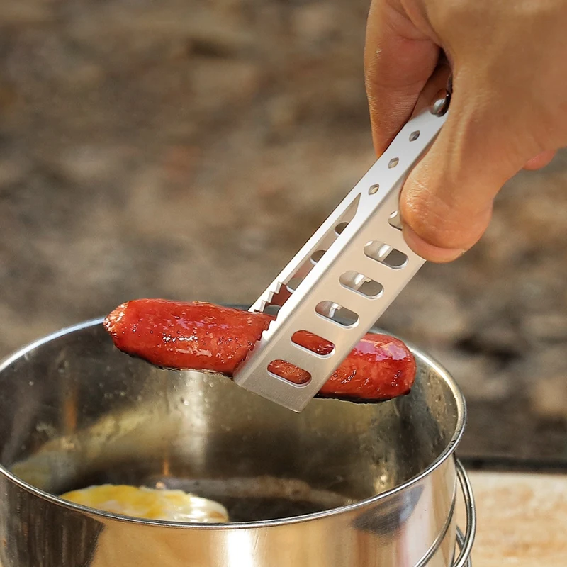 Camping Pot Pan Gripper Bowl Non-Hot Handle Clip Tableware Holder for |